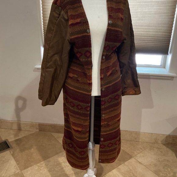 Very Vintage Long L.L. Bean Barn Jacket W/Removable Lining Size S - Picture 5 of 12